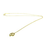 Tiffany & Co. // 18k Yellow Gold Double Teardrop Pendant Necklace // 16.14" // Store Display