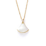 Bulgari // 18k Rose Gold Diva Dream Diamond + Mother of Pearl Pendant Necklace // 15.94"-16.92" // Store Display