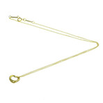 Tiffany & Co. // 18k Yellow Gold Open Heart Pendant Necklace // 15.74" // Store Display