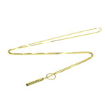 Gucci // 18k Yellow Gold Lariat Pendant Necklace // 21.25" // Store Display