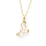 Tiffany & Co. // 18k Rose Gold Paloma Picasso Dove Pendant Necklace // 16.14" // Store Display