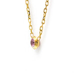 Cartier // 18k Rose Gold D'Amour Sapphire Pendant Necklace // 14.76"-15.94" // Store Display