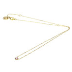 Cartier // 18k Rose Gold D'Amour Sapphire Pendant Necklace // 14.76"-15.94" // Store Display