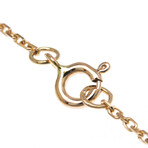 Louis Vuitton // 18k Rose Gold Sun Blossom Diamond + Malachite Charm Bracelet // 5.82"-6.88" // Store Display