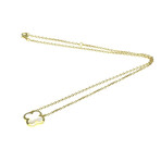 Van Cleef & Arpels // 18k Yellow Gold Pure Alhambra Mother of Pearl Pendant Necklace // 14.76"-16.53" // Store Display