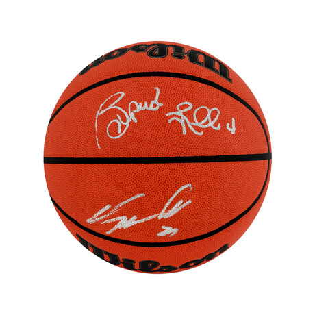 Spud Webb & Dominique Wilkins // Signed Wilson Indoor/Outdoor NBA Basketball
