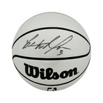 Ben Wallace // Signed Wilson Platinum Full Size NBA Basketball