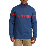 Spyder // Men's // Speed 1/2-Zip Fleece Jacket // Abyss Volcano (S)