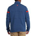 Spyder // Men's // Speed 1/2-Zip Fleece Jacket // Abyss Volcano (S)
