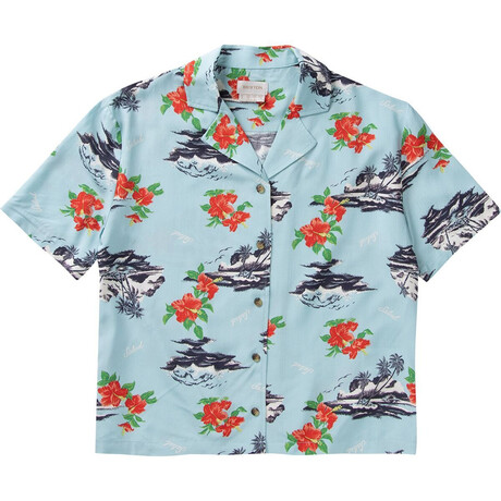Brixton // Women's // Bunker Paradise Shirt // Canal Blue (XS)