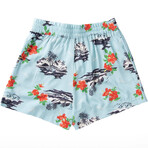 Brixton // Women's // Paradise Short // Canal Blue (XS)