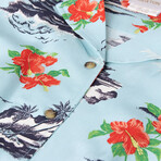 Brixton // Women's // Bunker Paradise Shirt // Canal Blue (XS)