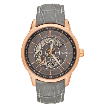 Heritor Davies Semi Skeleton Automatic // HERHS2505