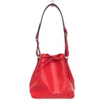 Louis Vuitton // Epi Leather Petit Noe Bucket Bag // Castilian Red // Pre-Owned