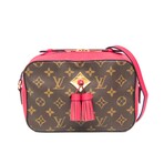 Louis Vuitton // Monogram Coated-Canvas + Leather Saintonge Crossbody Bag // Monogram Brown + Freesia // Pre-Owned