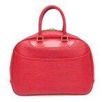 Louis Vuitton // Epi Leather Deauville Handbag // Castilian Red // Pre-Owned