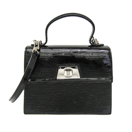 Louis Vuitton // Epi Leather Electric Sevigne PM Bag // Black // Pre-Owned