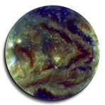 Giant Filaments on the Face of the Sun by Epic Portfolio (12"H x 0.2"W x 12"D)