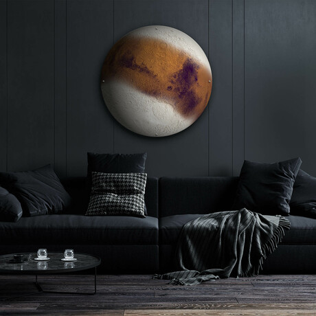 Mars Ice Age, Simulated by Epic Portfolio (12"H x 0.2"W x 12"D)