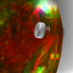 Three-Telescope View of the Sun by Epic Portfolio (12"H x 0.2"W x 12"D)