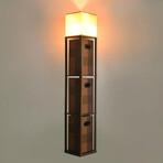 Minecraft Brownstone Torch Floor Lamp With Storage