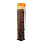 Minecraft Brownstone Torch Floor Lamp With Storage