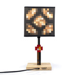 Minecraft Glowstone 14 Inch Corded Desk LED Bedside Night Light Lamp