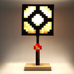 Minecraft Glowstone 14 Inch Corded Desk LED Bedside Night Light Lamp
