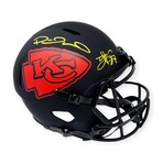 Patrick Mahomes & Travis Kelce // Kansas City Chiefs // Signed Replica Helmet