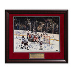 Miracle On Ice // 1980 Olympic USA Hockey Team // Signed Photo + Framed