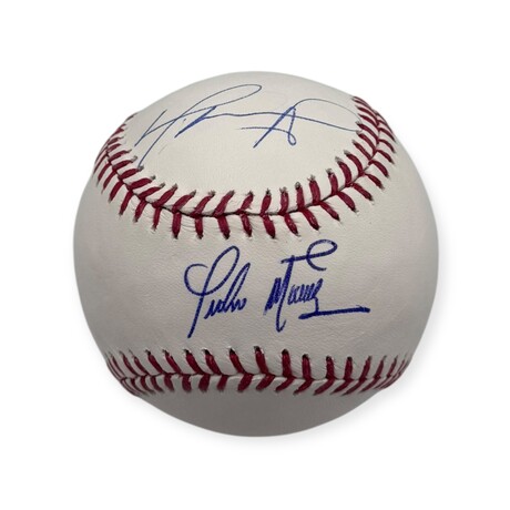 Pedro Martinez & David Ortiz // Boston Red Sox // Signed Baseball