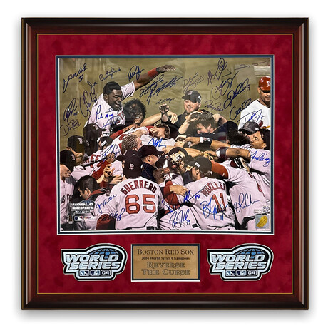2004 Boston Red Sox Team // Signed Photo + Framed