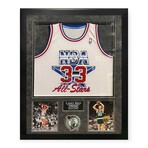 Larry Bird // BOS Celtics // Signed All Star Jersey + Framed