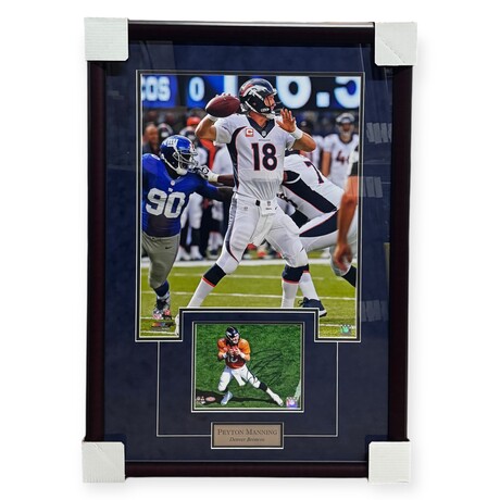 Peyton Manning // Denver Broncos // Signed Photo + Framed