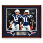 Tom Brady & Randy Moss // NE Patriots // Signed Photo + Framed