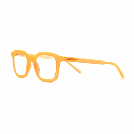 Unisex // Blue Light Reading Glasses // Matte Orange (Blue Light +1.00)