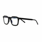 Unisex // Blue Light Reading Glasses // Matte Black (Blue Light +1.00)