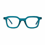 Unisex // Blue Light Reading Glasses // Matte Blue (Blue Light +1.00)