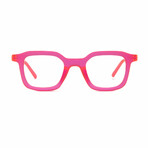Unisex // Blue Light Reading Glasses // Matte Pink (Blue Light +1.00)
