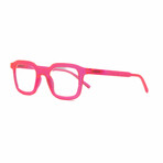 Unisex // Blue Light Reading Glasses // Matte Pink (Blue Light +1.00)