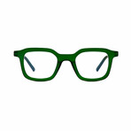 Unisex // Blue Light Reading Glasses // Matte Green (Blue Light +1.00)