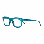 Unisex // Blue Light Reading Glasses // Matte Blue (Blue Light +1.00)