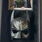 Christian Bale // The Dark Knight // Autographed Batman Mask + Framed