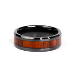 The FireBark Black Carbide Ring with CocoBolo Wood (8)