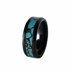 The Turquoise Shadow, Black Carbide Ring with TruStone Turquoise (9)