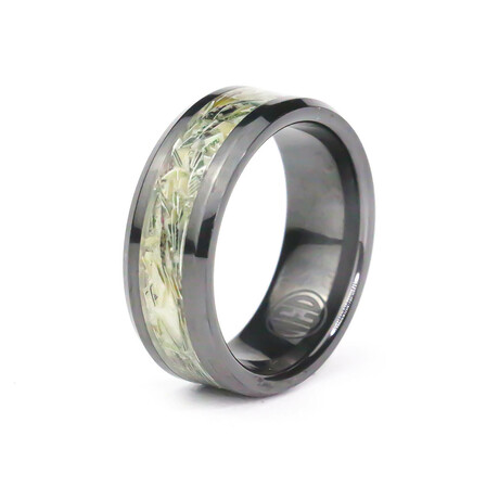 The Money Burner Black Carbide Ring // Shredded Cash (6)