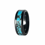 The Turquoise Shadow, Black Carbide Ring with TruStone Turquoise (9)