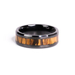 The Peacekeeper Black Carbide Ring with Olivewood (10)