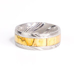 The Tamarind Blade, Damascus Ring Tamarind Wood (8)