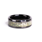 The Money Burner, Black Carbide ring with Shredded Cash (9)